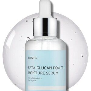 IUNIK Beta-Glucan Power Deep Moisture Vegan Serum Intense Hydration NIB Korean